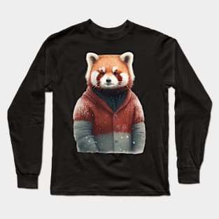 The Irresistible Charm of a Red Panda Long Sleeve T-Shirt